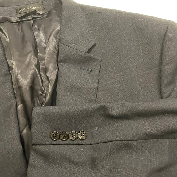 Lauren Ralph Lauren 48 XL Blue Button Blazer Wool Navy Blue Sport‎ Coat Jacket - Picture 1 of 9